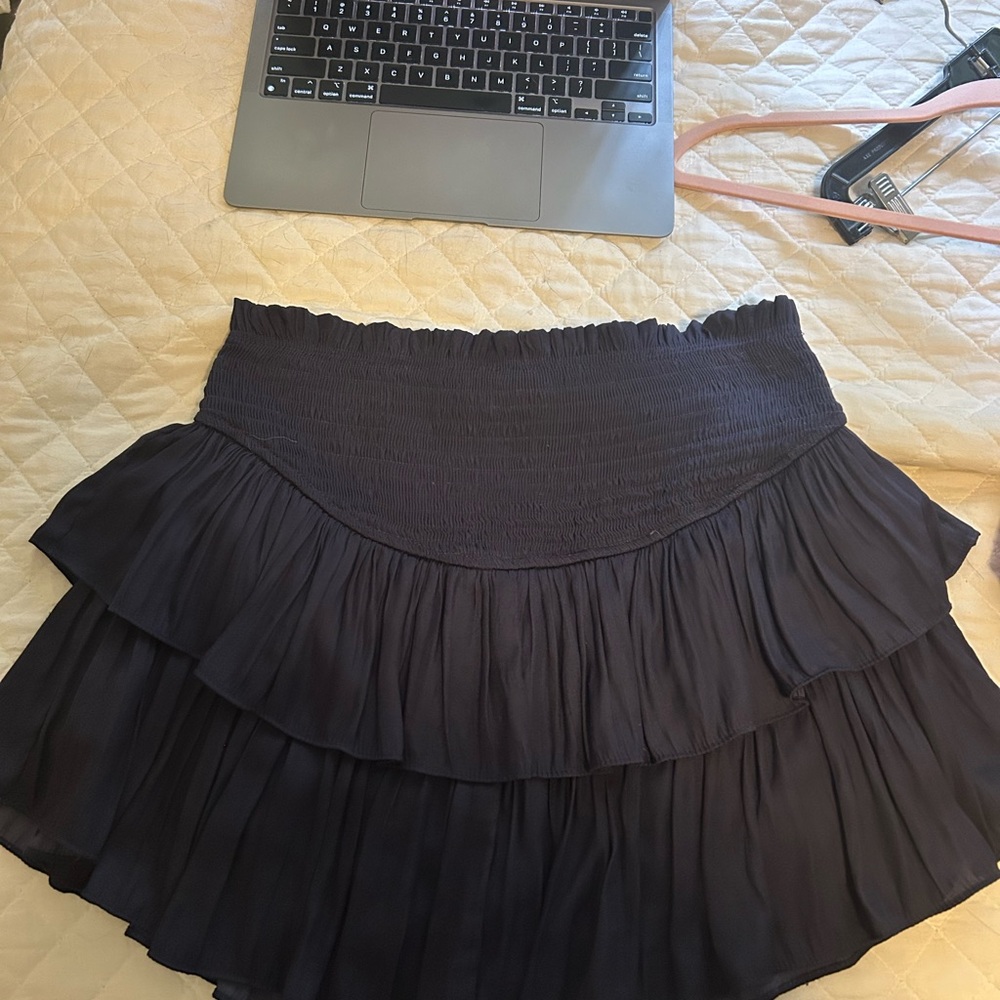 Mustard Seed Navy Tiered Mini Skort